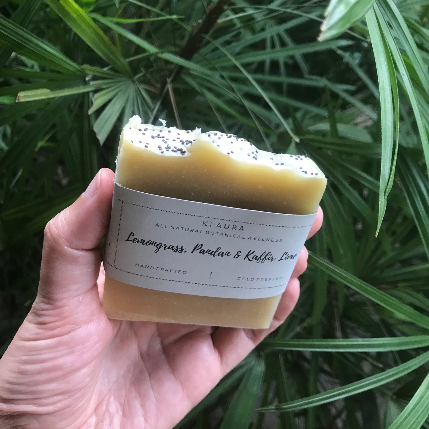 Lemongrass, Pandan & Kaffir Lime - KiAura All Natural Soap Collection