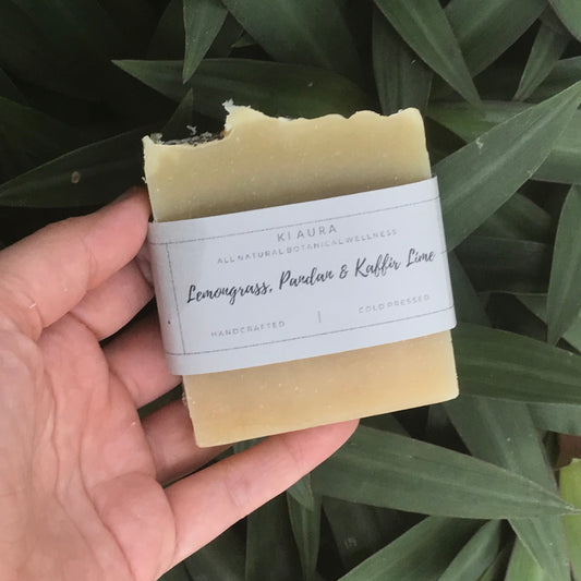 Lemongrass, Pandan & Kaffir Lime - KiAura All Natural Soap Collection